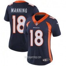 Peyton Manning Denver Broncos Womens Game Alternate Navy Blue Jersey Bestplayer